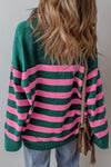 KaleaBoutique Collared Quarter Zipper Oversized Sweater - KaleaBoutique.com