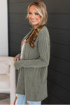 KaleaBoutique Stylish Beautiful Corded Open Front Knit Cardigan - KaleaBoutique.com