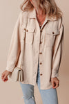 KaleaBoutique Corduroy Flap Pocket Button Up Shacket - KaleaBoutique.com