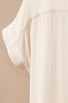 KaleaBoutique Stylish Comfortable Crinkled Buttons Maxi Beach Dress with Slits - KaleaBoutique.com