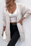 KaleaBoutique Multicolor Confetti Open Front Knit Cardigan - KaleaBoutique.com