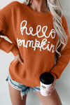 KaleaBoutique Hello Pumpkin Graphic Sweater - KaleaBoutique.com