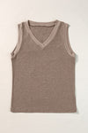 Ribbed V Neck Tank - KaleaBoutique.com