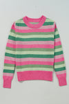 KaleaBoutique Color Block Ribbed Edge Round Neck Sweater - KaleaBoutique.com