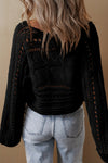 KaleaBoutique Hollow-out Cable Knit Cropped Sweater - KaleaBoutique.com