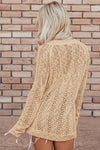 KaleaBoutique Beautiful and Eye-Catching Solid Open Knit Cardigan - KaleaBoutique.com