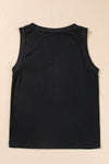 KaleaBoutique Stylish Comfortable Ribbed V Neck Tank - KaleaBoutique.com