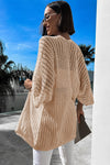 Hollow-out Bracelet Sleeve Knit Cardigan - KaleaBoutique.com