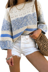 KaleaBoutique Open Stitch Puff Sleeve Sweater - KaleaBoutique.com