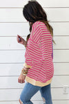 KaleaBoutique Colorblock Drop Shoulder Oversize Sweatshirt - KaleaBoutique.com