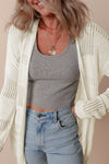 KaleaBoutique Solid Color Lightweight Open Knit Tunic Cardigan - KaleaBoutique.com