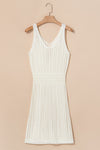 KaleaBoutique Perfect Eyelet Crochet Sleeveless V Neck Beach Dress - KaleaBoutique.com