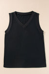 Ribbed V Neck Tank - KaleaBoutique.com