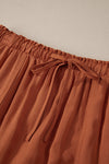 KaleaBoutique Mineral Wash Cargo Pocket Drawstring Waist Maxi Skirt - KaleaBoutique.com