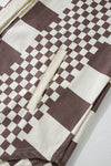 KaleaBoutique Checkered Print Patchwork Corduroy Shacket - KaleaBoutique.com