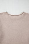 KaleaBoutique Colorblock Exposed Seam Round Neck Sweater - KaleaBoutique.com