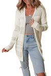 KaleaBoutique Solid Color Lightweight Open Knit Tunic Cardigan - KaleaBoutique.com