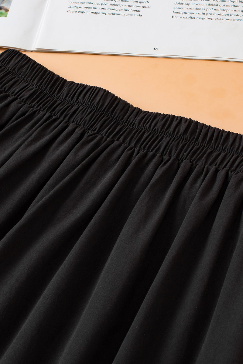 KaleaBoutique Ricrac Trim Colorblock High Waist Long Skirt - KaleaBoutique.com