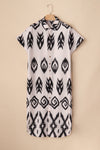 KaleaBoutique Western Print Side Split Long Shirt Dress - KaleaBoutique.com