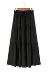 KaleaBoutique Frill Tiered Drawstring Waist Maxi Skirt - KaleaBoutique.com