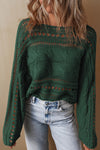 KaleaBoutique Hollow-out Cable Knit Cropped Sweater - KaleaBoutique.com