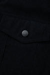 KaleaBoutique Fleece Lined Button-up Collared Corduroy Crop Jacket - KaleaBoutique.com