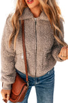 KaleaBoutique Zipper Pocketed Winter Fuzzy Jacket - KaleaBoutique.com