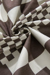 KaleaBoutique Checkered Print Patchwork Corduroy Shacket - KaleaBoutique.com