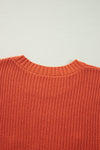 KaleaBoutique Thanksgiving Letter Graphic Crew Neck Sweater - KaleaBoutique.com