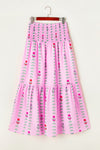 KaleaBoutique Printed Smocked Tiered Maxi Skirt - KaleaBoutique.com