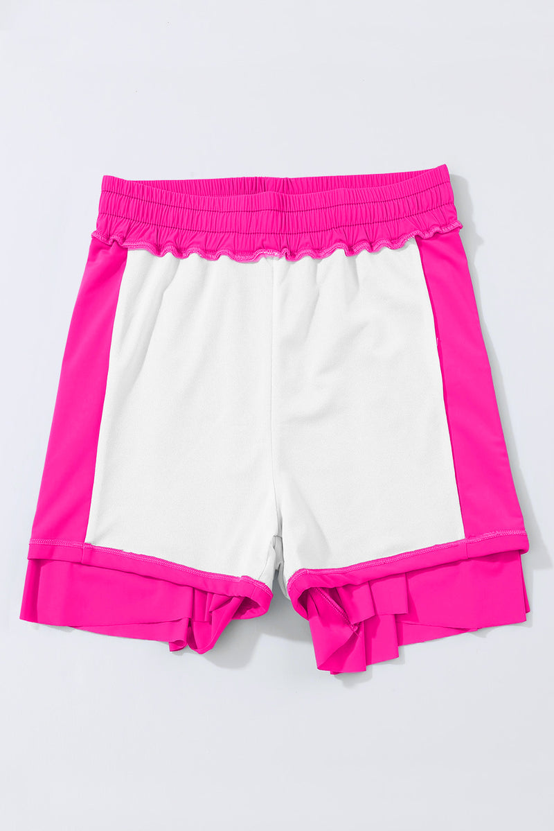 KaleaBoutique Stylish Drawstring Elastic Waist Lined Ruffle Shorts Bikini Bottom - KaleaBoutique.com