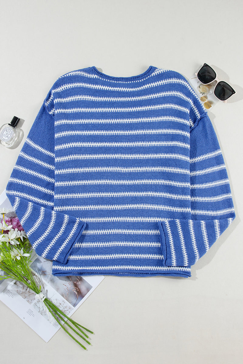 KaleaBoutique Drop Shoulder Casual Sweater - KaleaBoutique.com