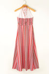 KaleaBoutique Halter Neck Tribal Boho Printed Backless Maxi Dress - KaleaBoutique.com