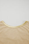 Metallic Sheen Edge Scoop Neck Tank Top - KaleaBoutique.com