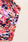 KaleaBoutique Abstract Floral Print Ruffled High Waist Maxi Skirt - KaleaBoutique.com