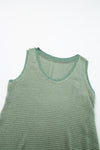 Scoop Neck Waffle Knit Flowy Vest - KaleaBoutique.com