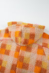 KaleaBoutique Checkered Sherpa Hooded Jacket - KaleaBoutique.com