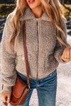 KaleaBoutique Zipper Pocketed Winter Fuzzy Jacket - KaleaBoutique.com