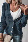 KaleaBoutique Open Knit Drop Shoulder Sweater Cardigan - KaleaBoutique.com