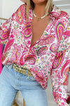 KaleaBoutique Floral Paisley Printed Casual Shirt - KaleaBoutique.com