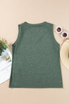 Ribbed V Neck Tank - KaleaBoutique.com