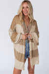 KaleaBoutique Beautiful Lantern Sleeve Fringed Open Cardigan - KaleaBoutique.com