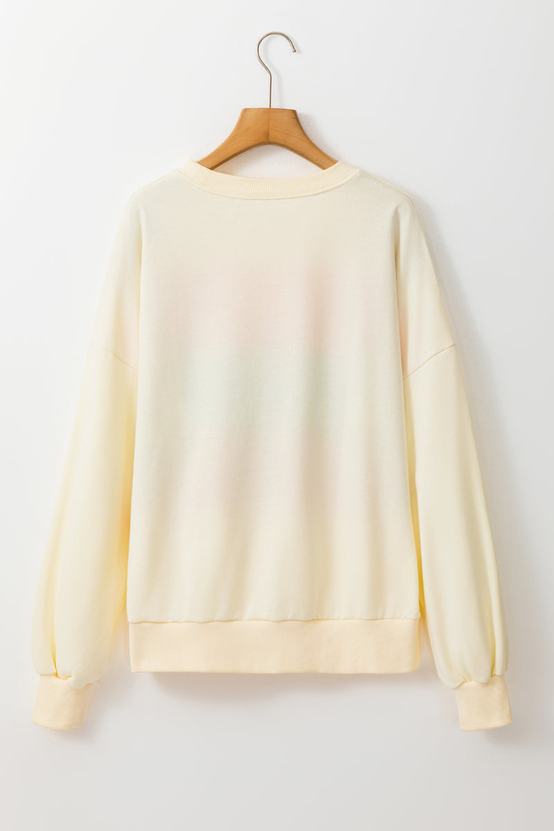 KaleaBoutique Colorblock Patchwork Crewneck Drop Shoulder Sweatshirt - KaleaBoutique.com