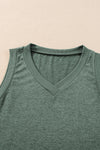 Ribbed V Neck Tank - KaleaBoutique.com