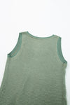 KaleaBoutique Stylish Comfortable Scoop Neck Waffle Knit Flowy Vest - KaleaBoutique.com