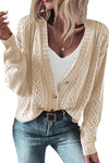 KaleaBoutique Open Knit Drop Shoulder Sweater Cardigan - KaleaBoutique.com