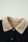 KaleaBoutique Fleece Lined Button-up Collared Corduroy Crop Jacket - KaleaBoutique.com