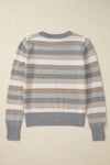 KaleaBoutique Color Block Ribbed Edge Round Neck Sweater - KaleaBoutique.com