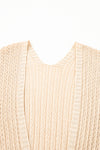 Hollow-out Bracelet Sleeve Knit Cardigan - KaleaBoutique.com