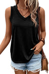 Ribbed V Neck Tank - KaleaBoutique.com